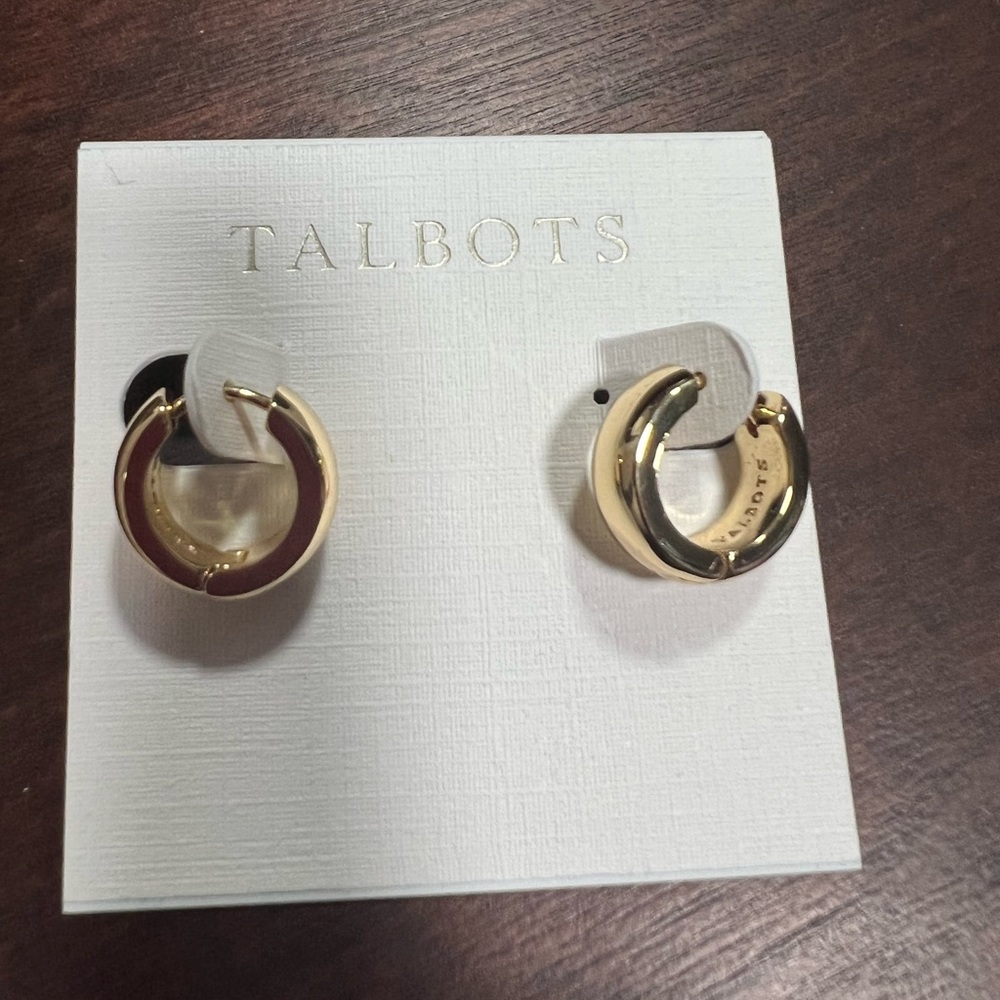 Talbots Gold Hoop Earrings